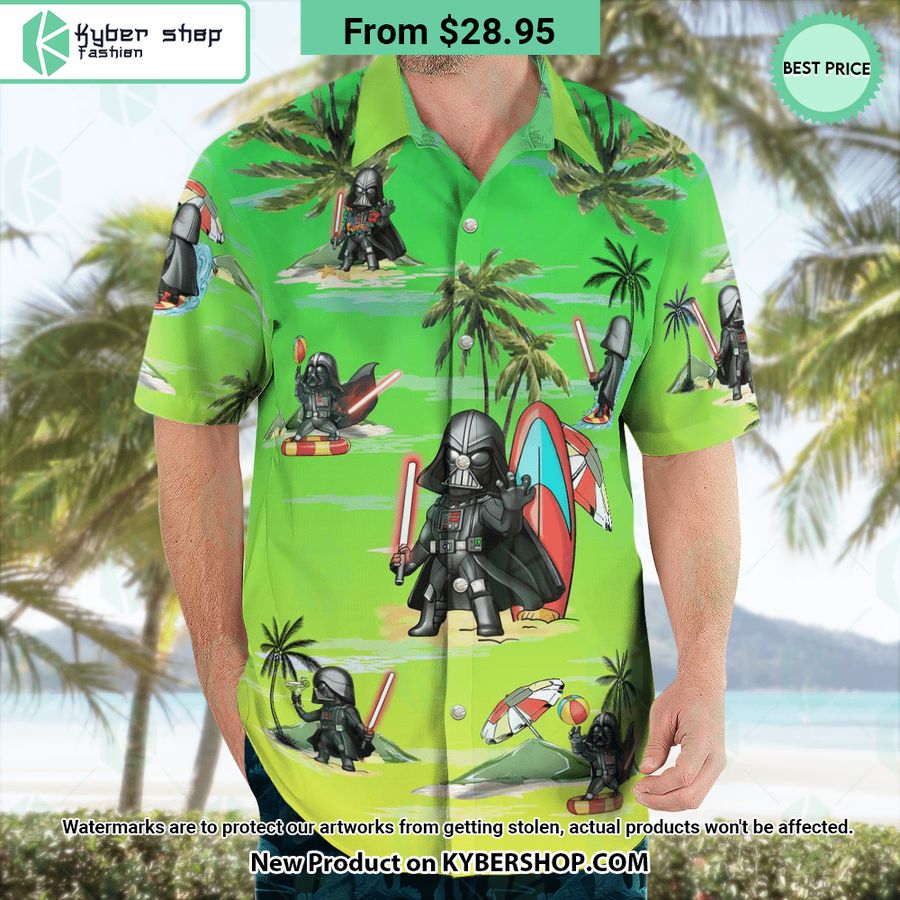 Darth Vader Summer Time Surfing Hawaiian Shirt Shorts