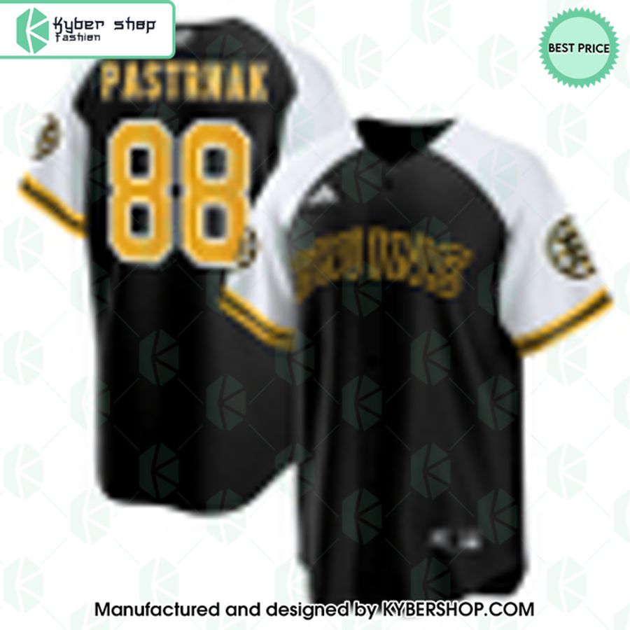 David Pastrnak Boston Bruins Baseball Jersey