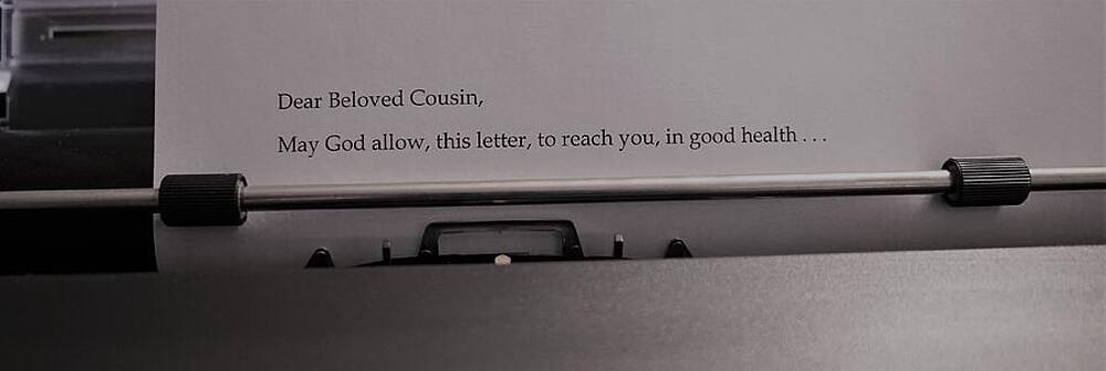 Dear Beloved Cousin Print Unisex , , , Long Sleeve Tee