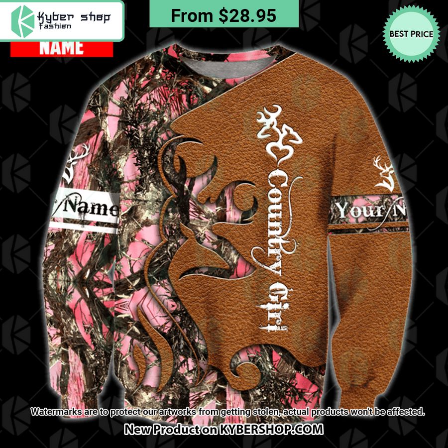 Deer Hunting Country Girl CUSTOM Hoodie
