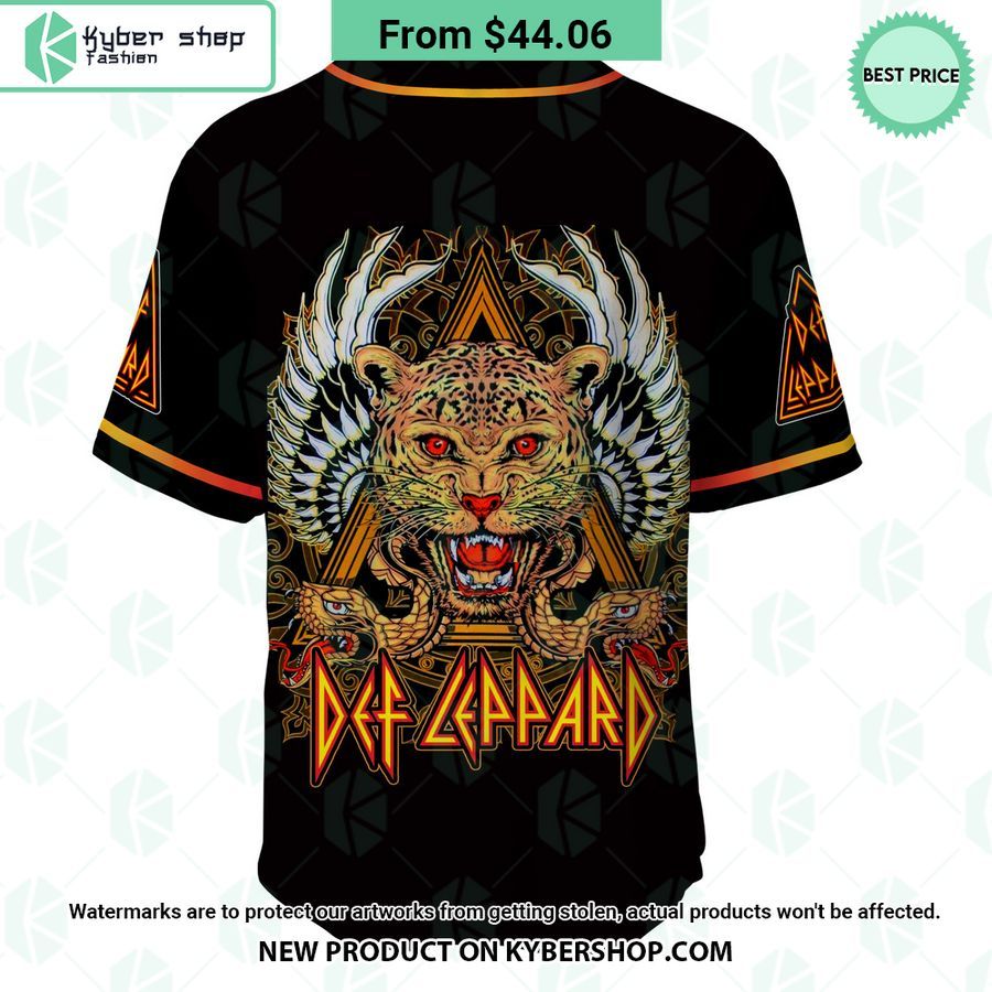 Def Leppard Band CUSTOM Baseball Jersey
