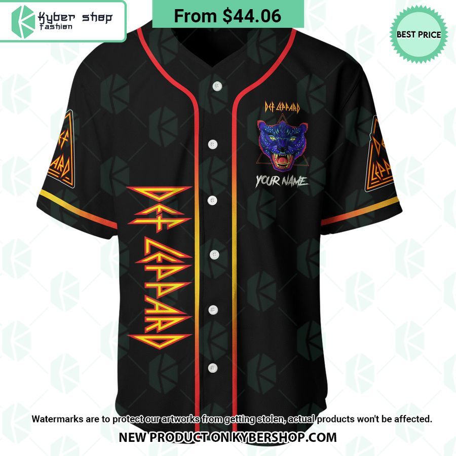 Def Leppard Band CUSTOM Baseball Jersey