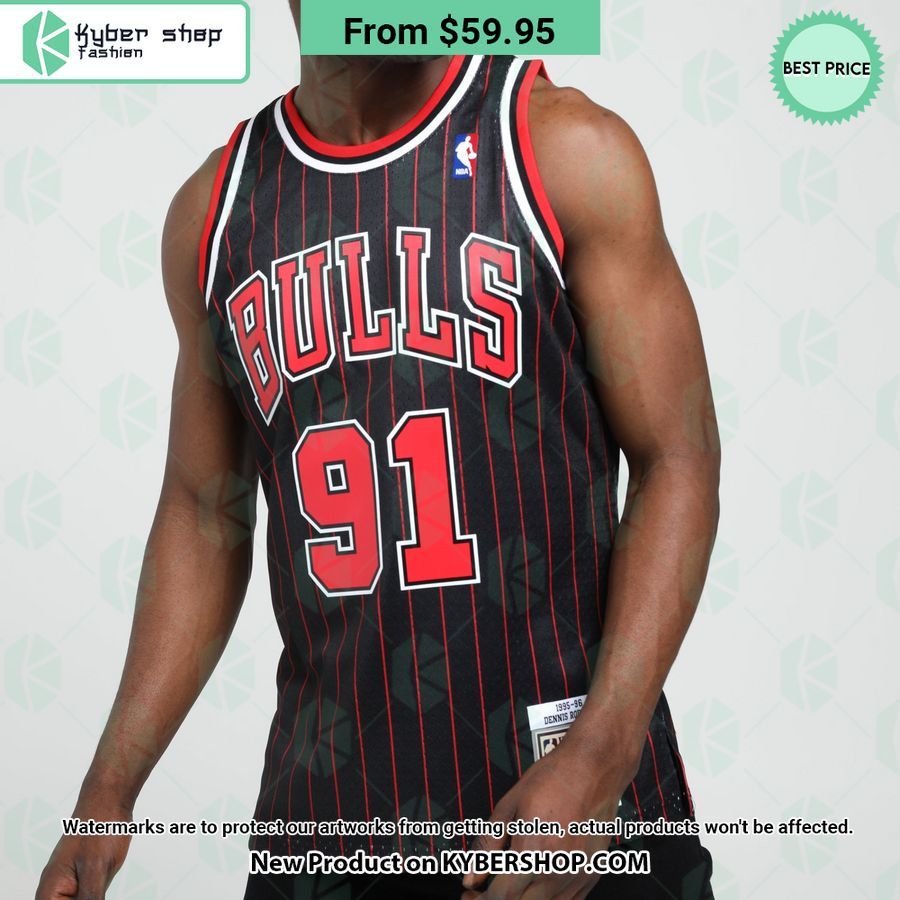 Dennis Rodman Chicago Bulls Basketball Jersey
