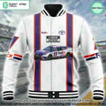 Denny Hamlin 11 Nascar FedEx Baseball Jacket