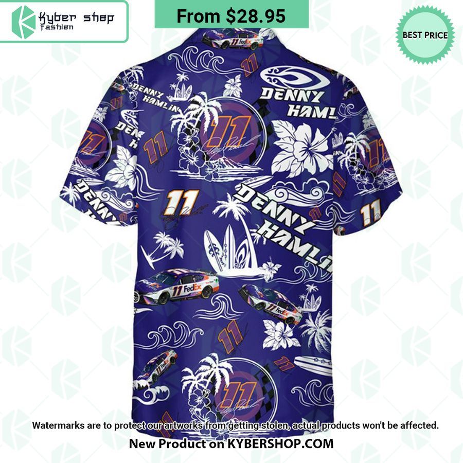 Denny Hamlin NASCAR Racing Hawaiian Shirt