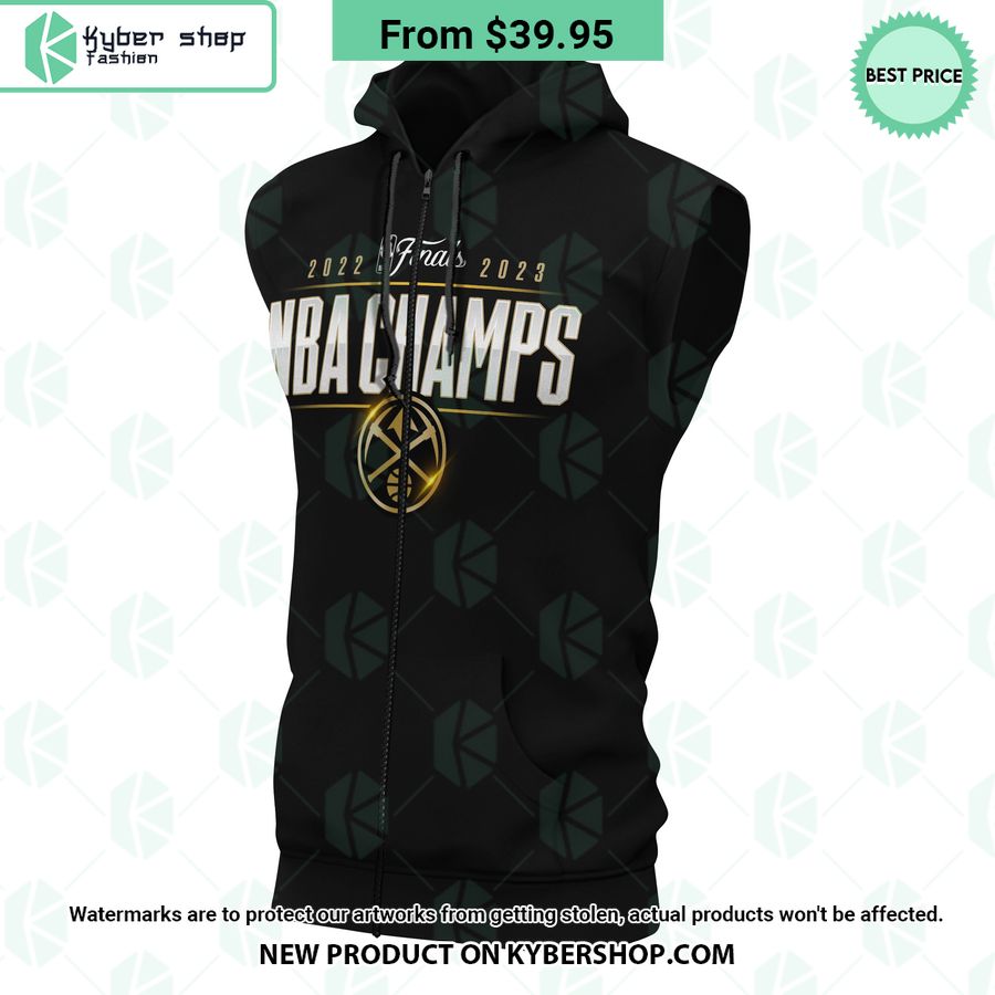 Denver Nuggets 2023 NBA Champs Signature Sleeveless Hoodie