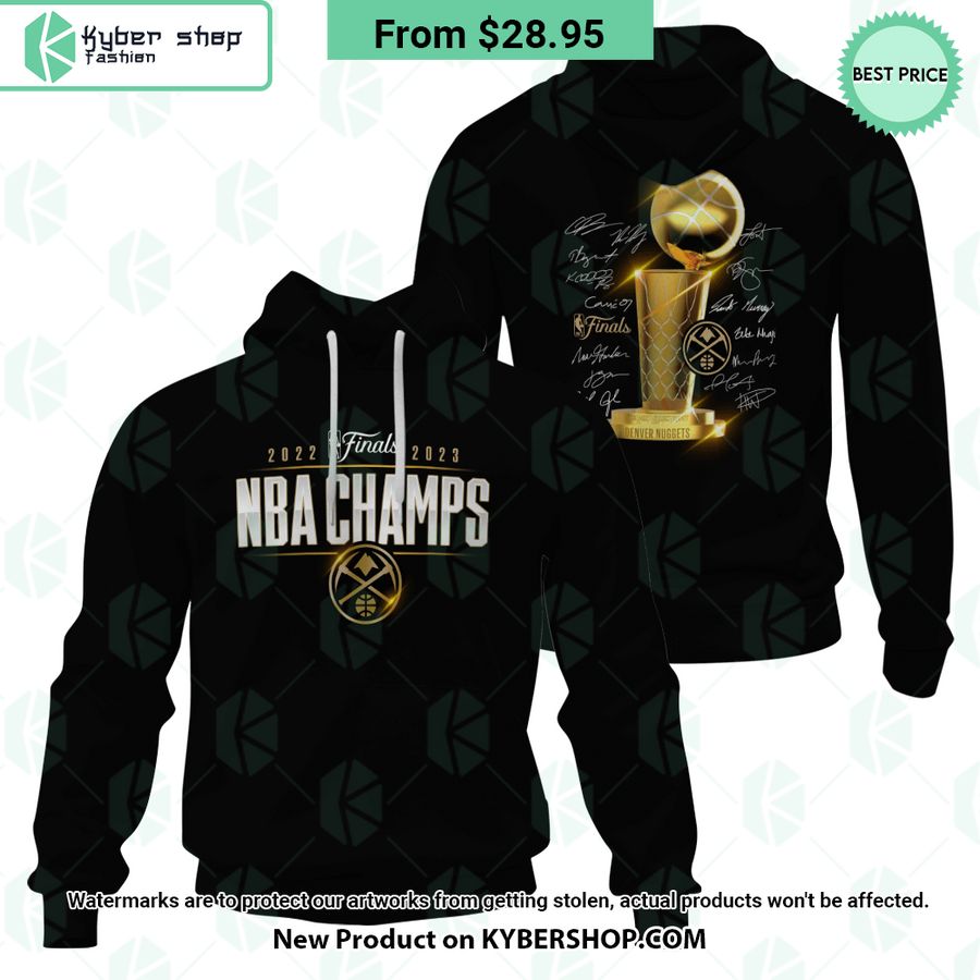 Denver Nuggets 2023 NBA Finals Champions Signature Hoodie