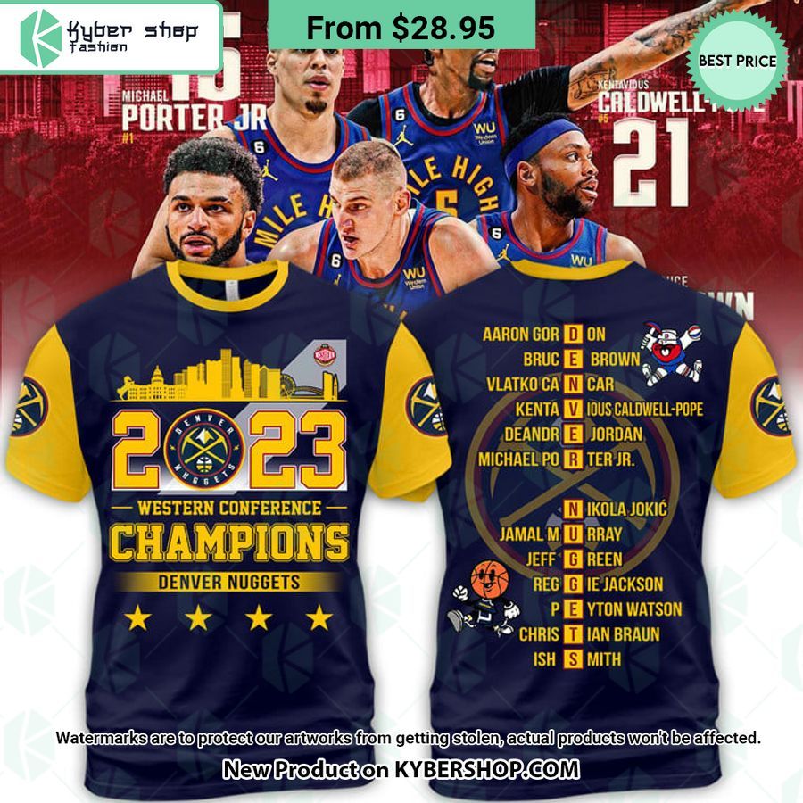 Denver Nuggets 2023 Western Conference Champions Hoodie