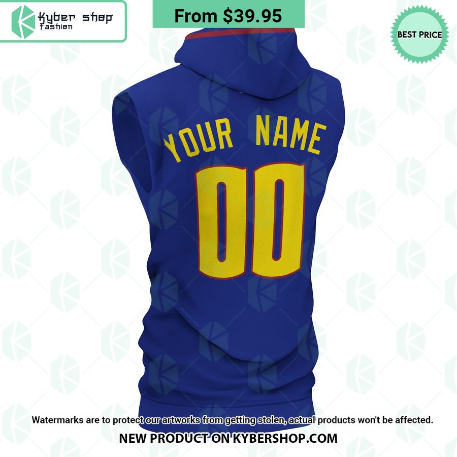 Denver Nuggets Finals Mile High City CUSTOM Sleeveless Hoodie