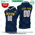 Denver Nuggets Western Union CUSTOM Sleeveless Hoodie