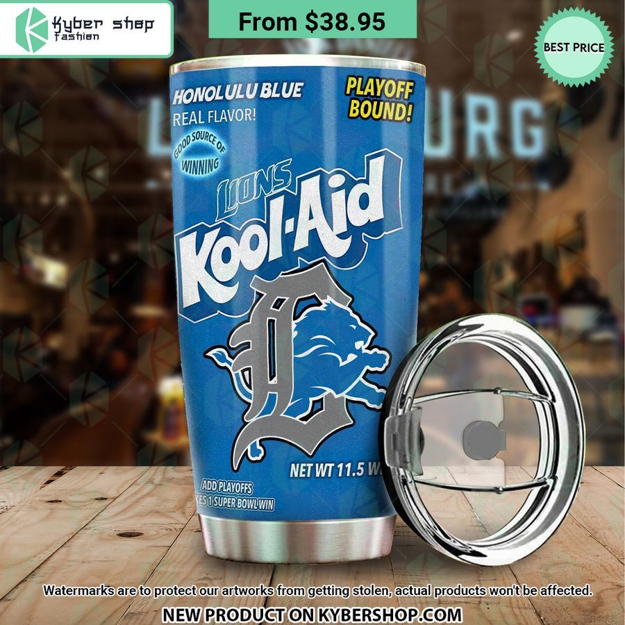 Detroit Lions Kool Aid Tumbler
