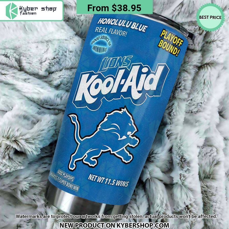 Detroit Lions Kool Aid Tumbler