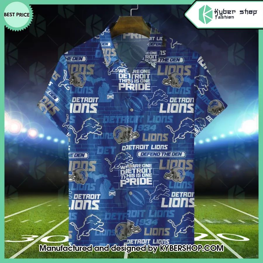 Detroit Lions Hawaiian Shirt