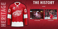 Detroit Red Wings Heritage Concepts team logo Hockey Jersey