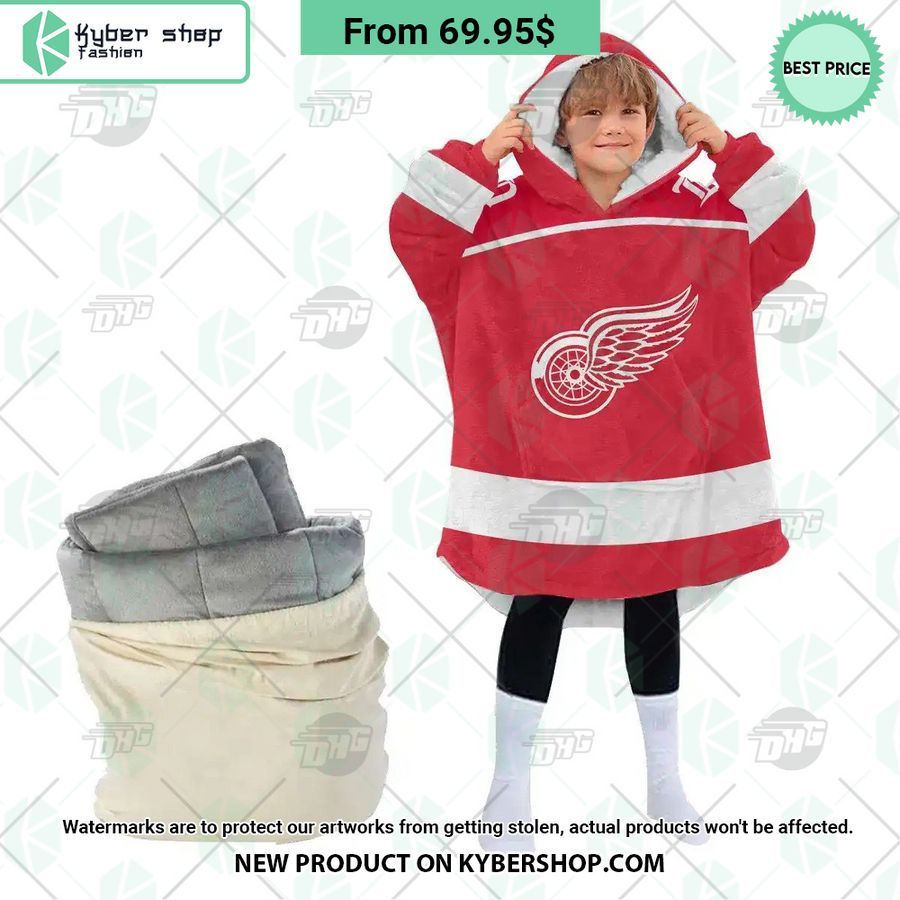 Detroit Red Wings Hoodie Blanket