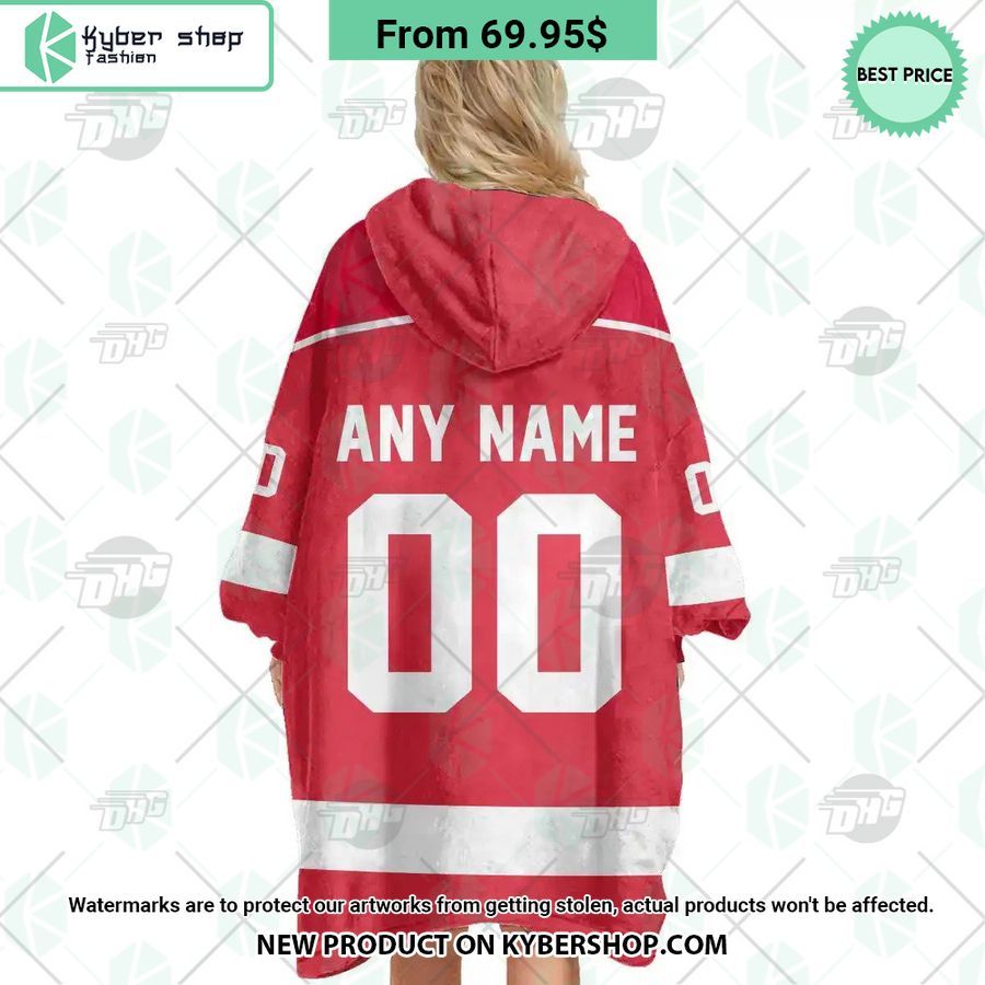 Detroit Red Wings Hoodie Blanket