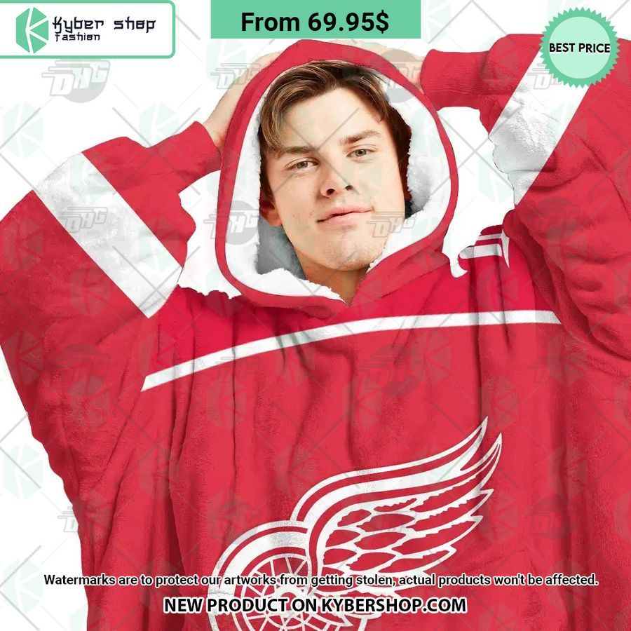 Detroit Red Wings Hoodie Blanket