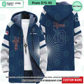 Detroit Tigers MLB CUSTOM Fleece Windbreaker Jacket