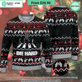 Die Hard Abbey Road Ugly Christmas Sweater