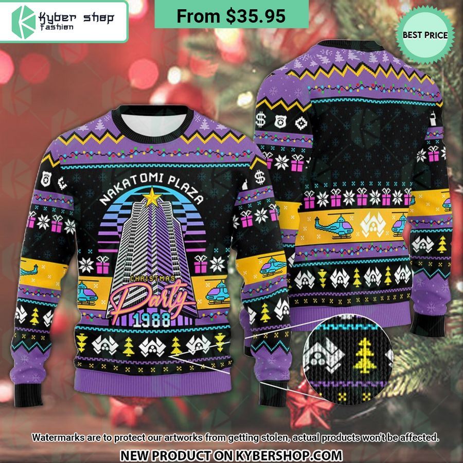 Die Hard Nakatomi Plaza Christmas Party 1988 Sweater