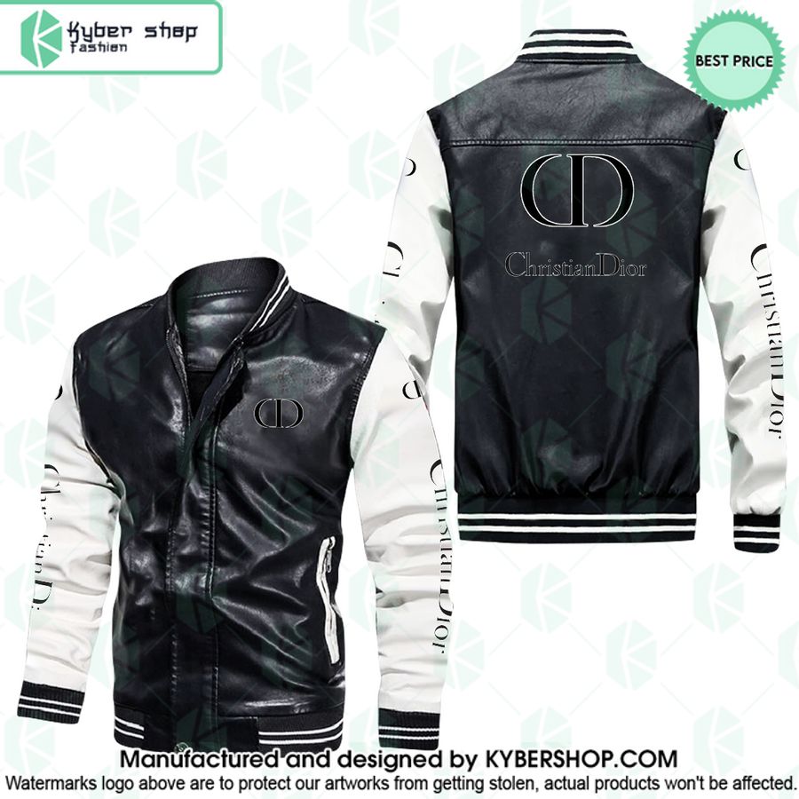Dior Leather Bomber Jacket