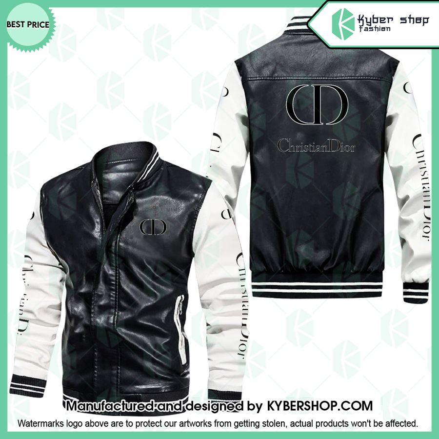 Dior Leather Bomber Jacket