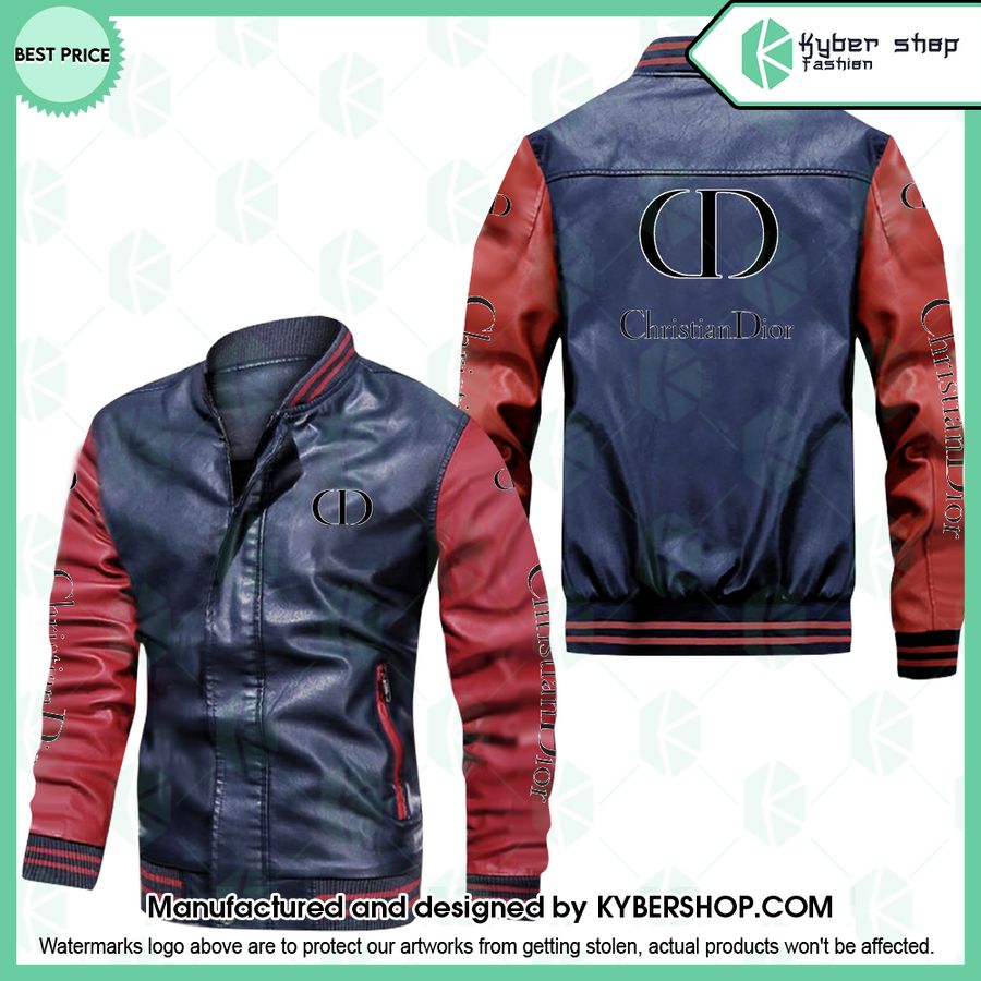 Dior Leather Bomber Jacket