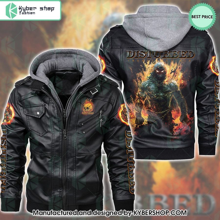 Disturbed Indestructible Album Leather Jacket
