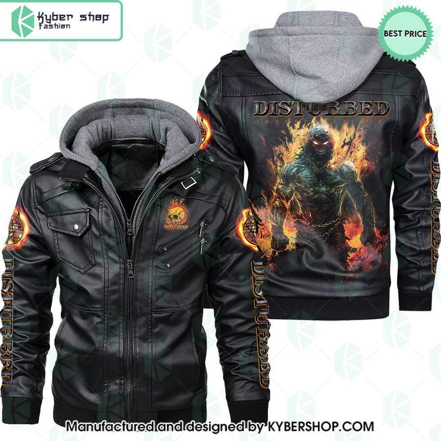 Disturbed Indestructible Album Leather Jacket