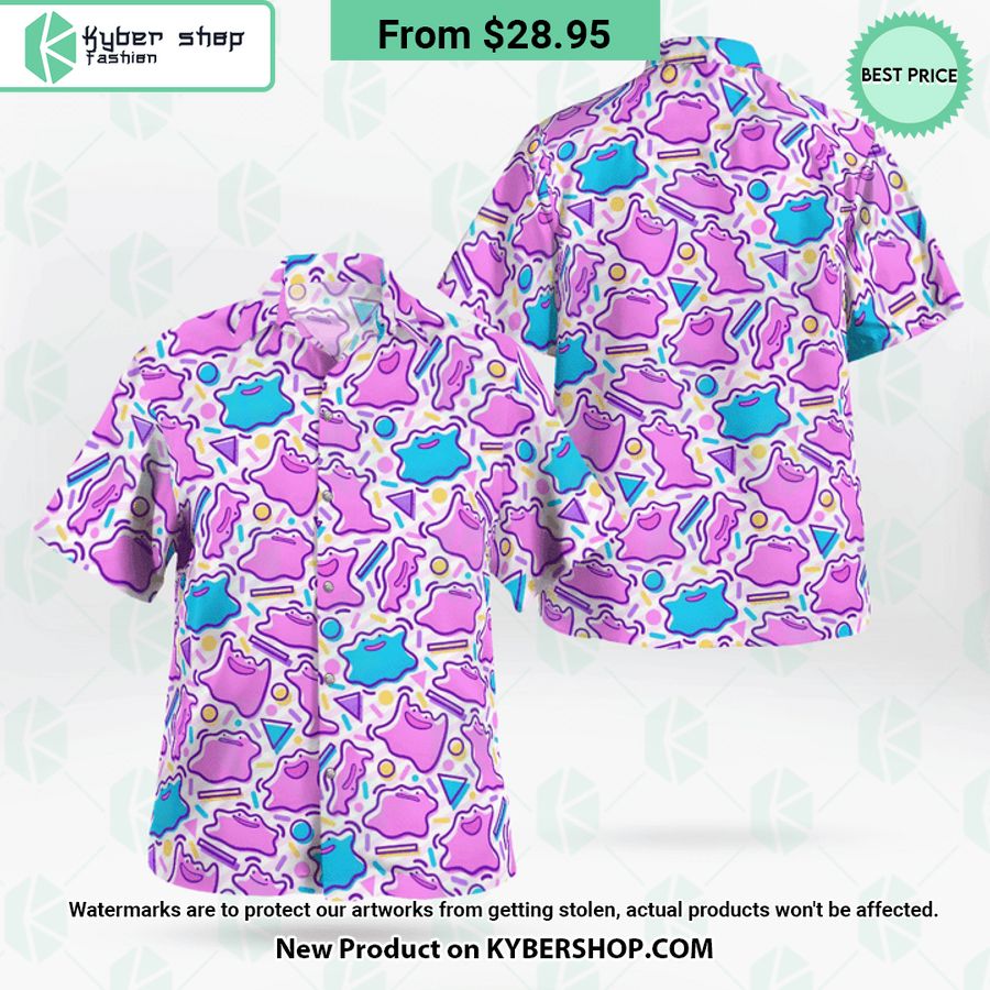 Ditto Wiggle Hawaiian Shirt Shorts