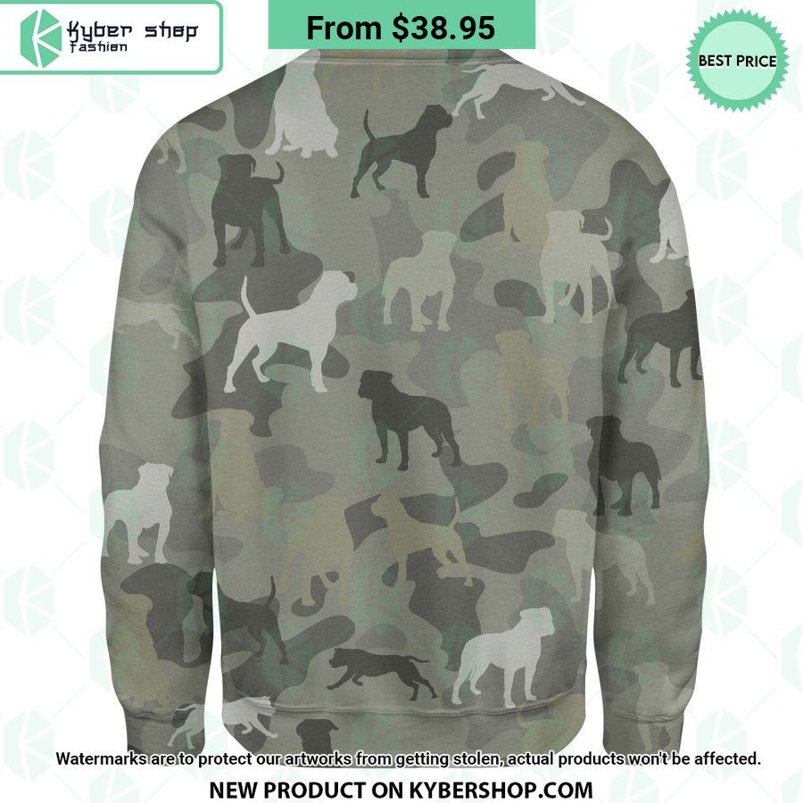 Doberman Pinscher Camo Sweatshirt