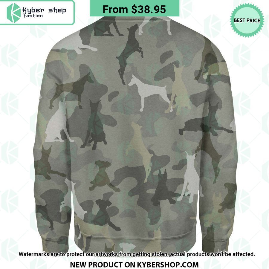 Doberman Pinscher Camo Sweatshirt