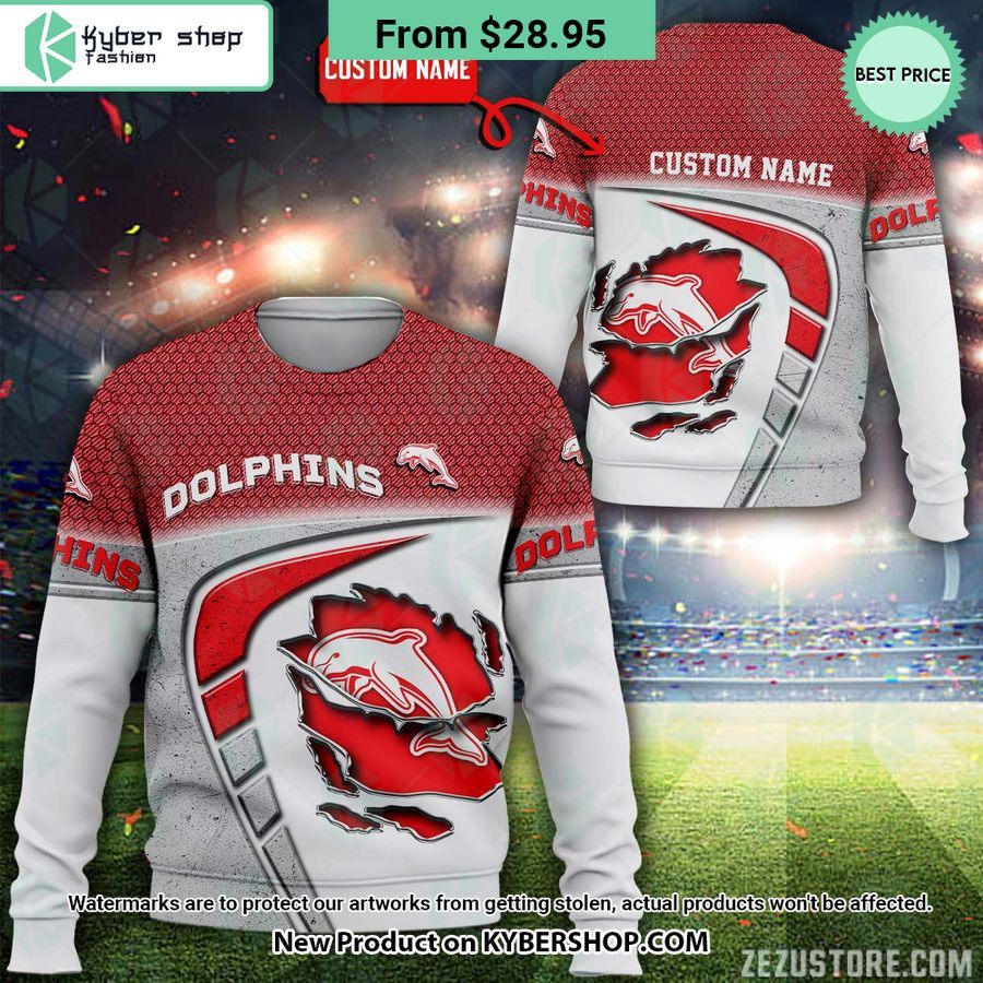 Dolphins NRL CUSTOM Hoodie