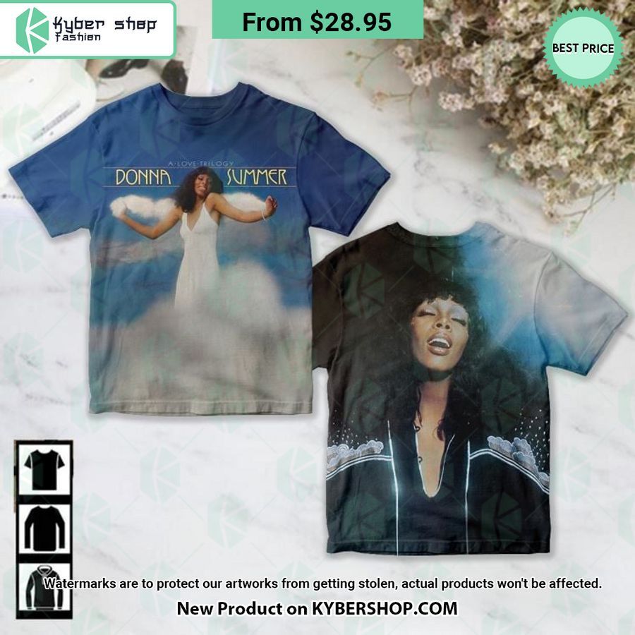 Donna Summer A Love Trilogy Album Shirt
