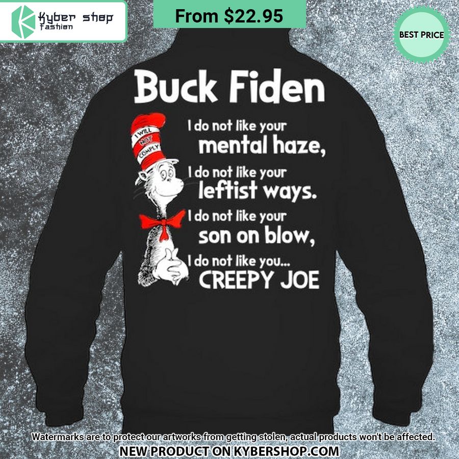 Dr Seuss Cat Bick Fiden I Do Not Like You Creepy Joe Shirt