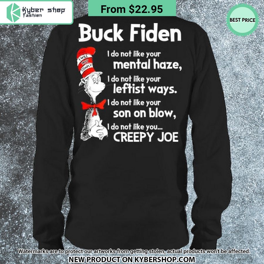 Dr Seuss Cat Bick Fiden I Do Not Like You Creepy Joe Shirt