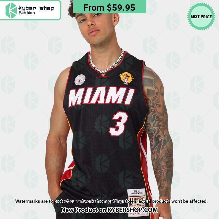 Dwayne Wade 3 Miami Heat Basketball Jersey