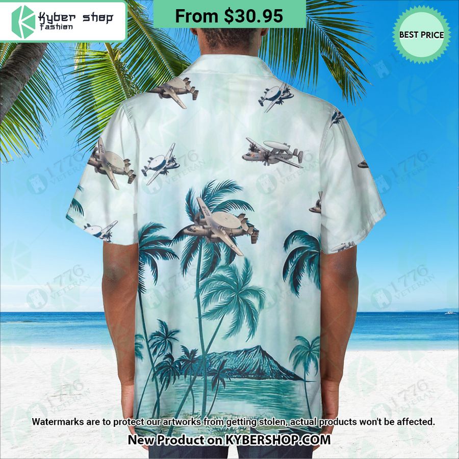 E-2 Hawkeye Palm Hawaiian Shirt