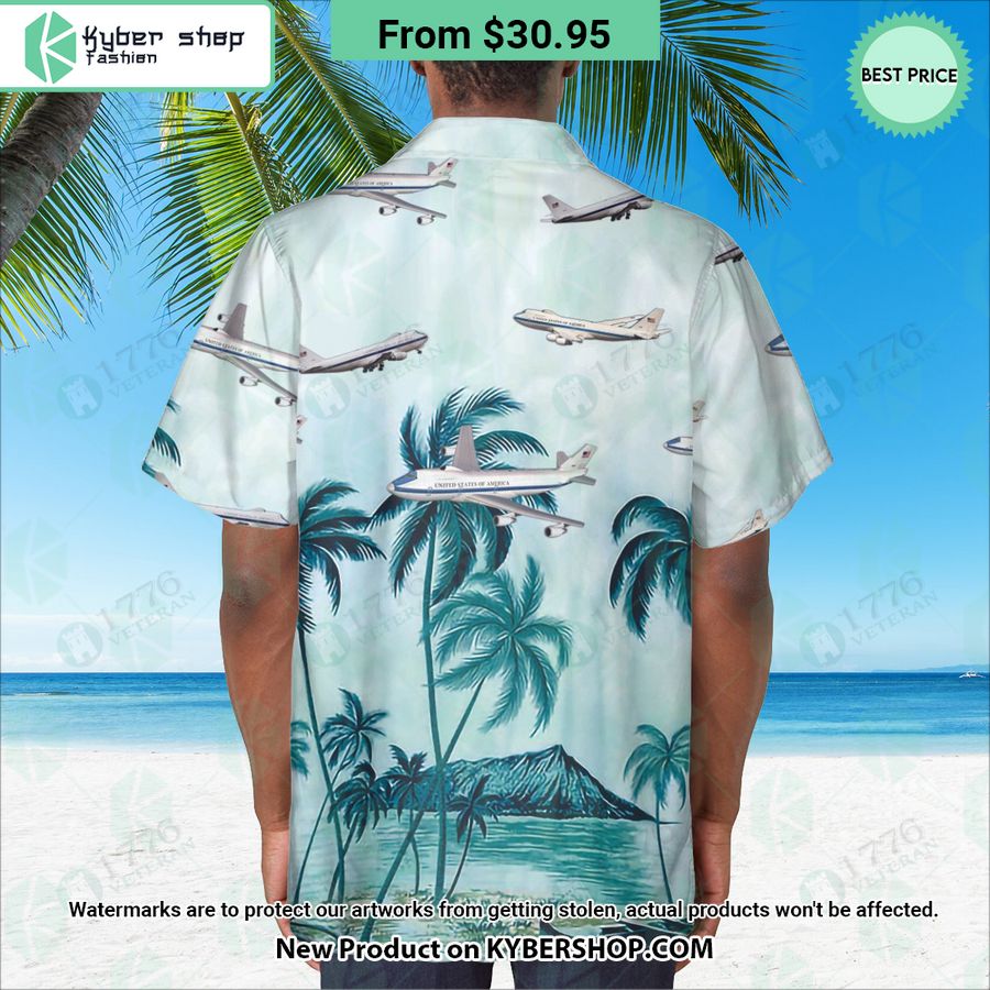 E-4B Palm Hawaiian Shirt