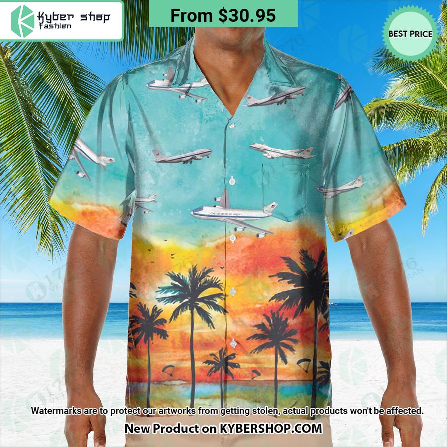 E-4B Sunset Hawaiian Shirt