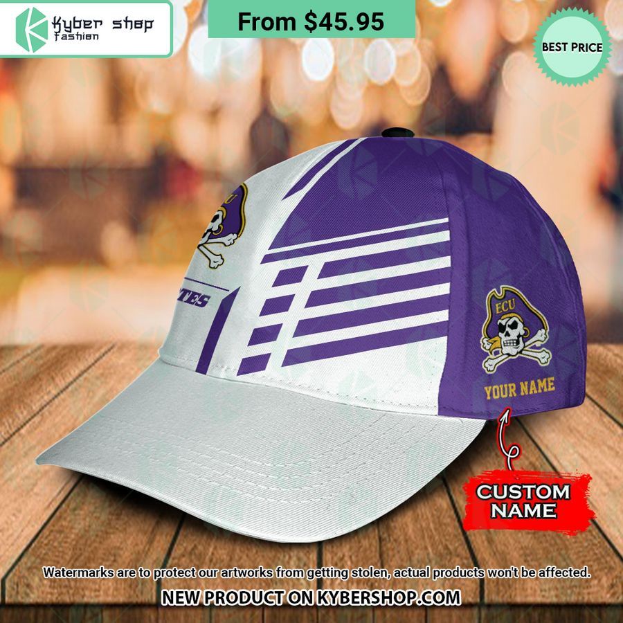 East Carolina Pirates CUSTOM Polo Shirt, Cap