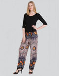 Elephant Print Drawstring Harem Pant (TH-1027)