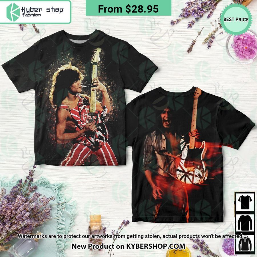 Eddie Van Halen Guitar Shirt, Hoodie, Tank Top