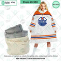 Edmonton Oilers Hoodie Blanket