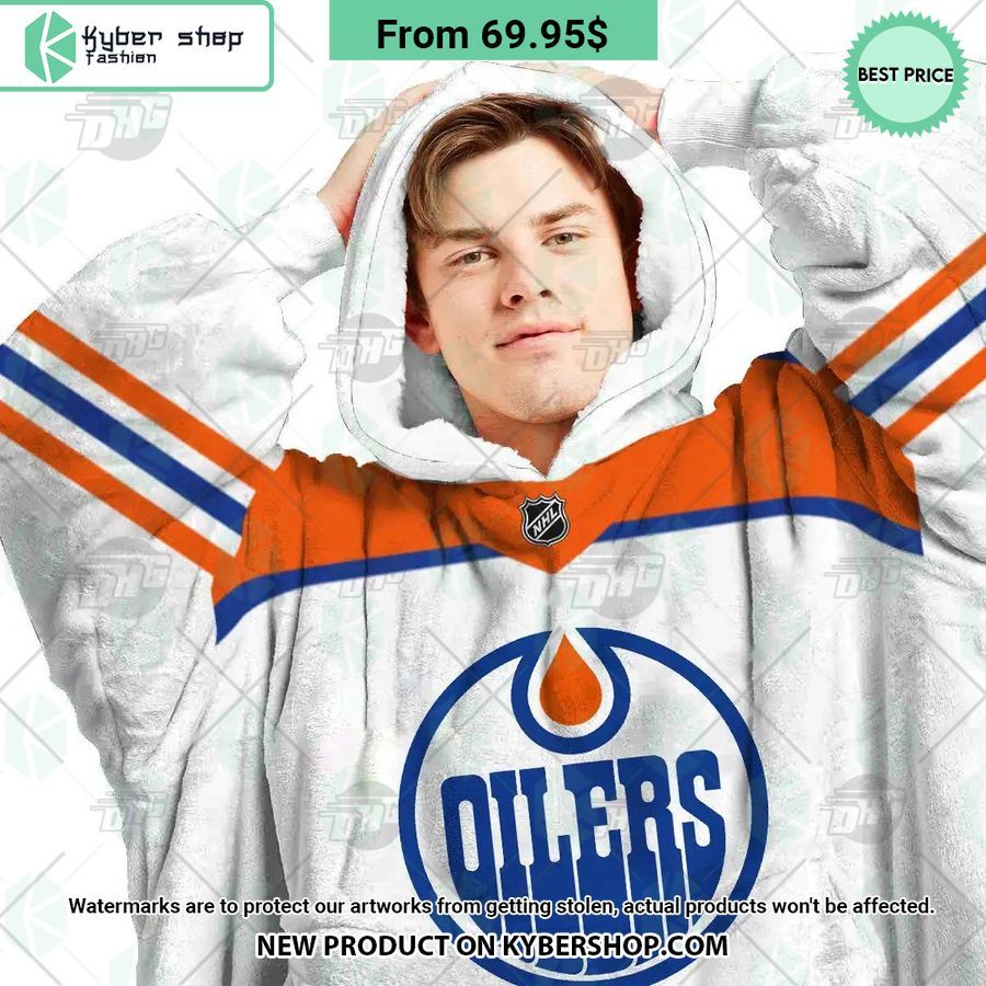 Edmonton Oilers Hoodie Blanket
