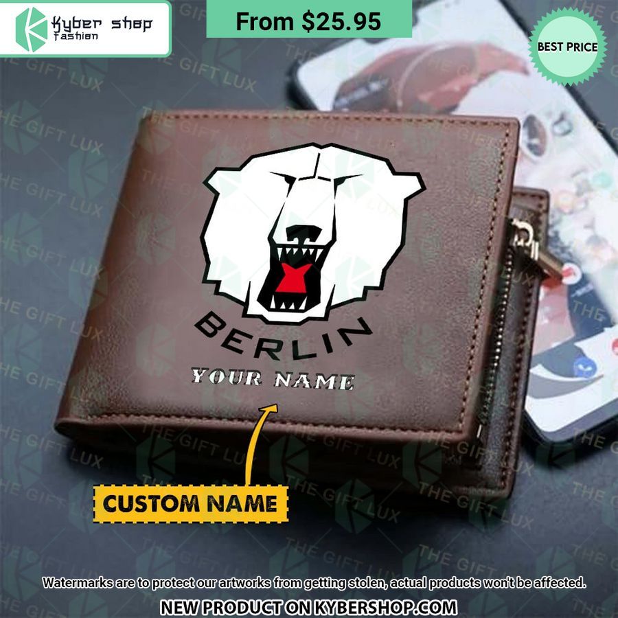 Eisbären Berlin CUSTOM Leather Wallet