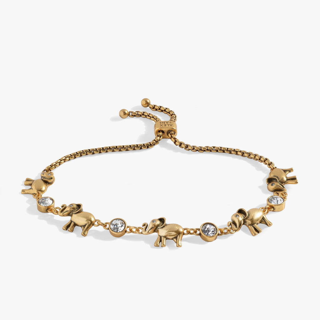 Elephant Crystal Bolo Bracelet T-Shirts