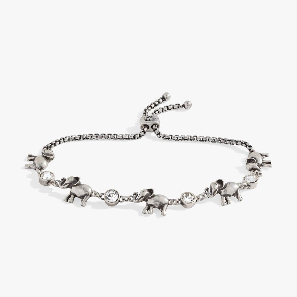 Elephant Crystal Bolo Bracelet T-Shirts