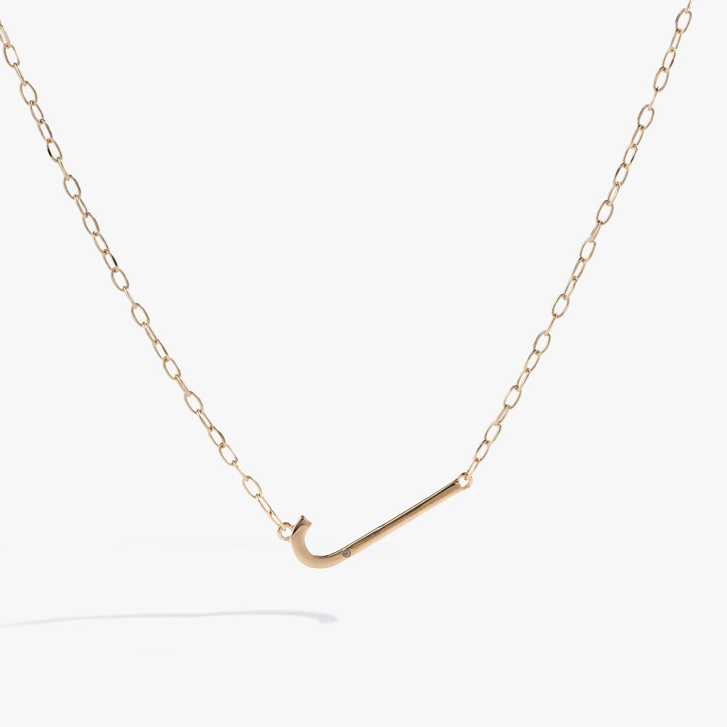Initial J Precious Elongated Necklace T-Shirts