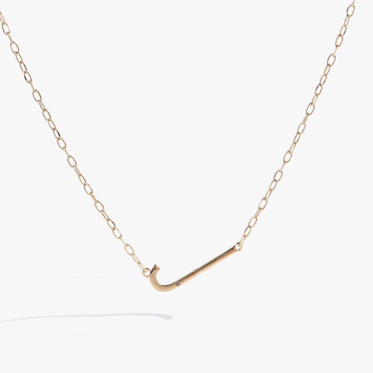 Initial J Precious Elongated Necklace T-Shirts